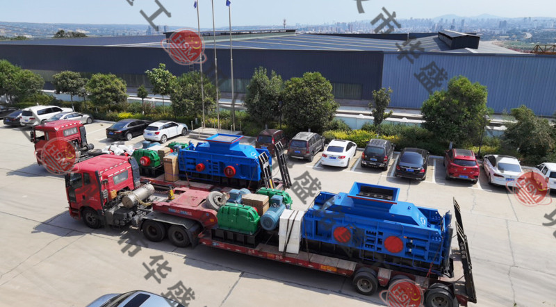 河卵石制砂機發貨現場